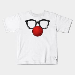 Clown nose glasses Kids T-Shirt